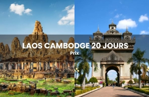 Quel prix pour un voyage Laos Cambodge 20 jours ?
