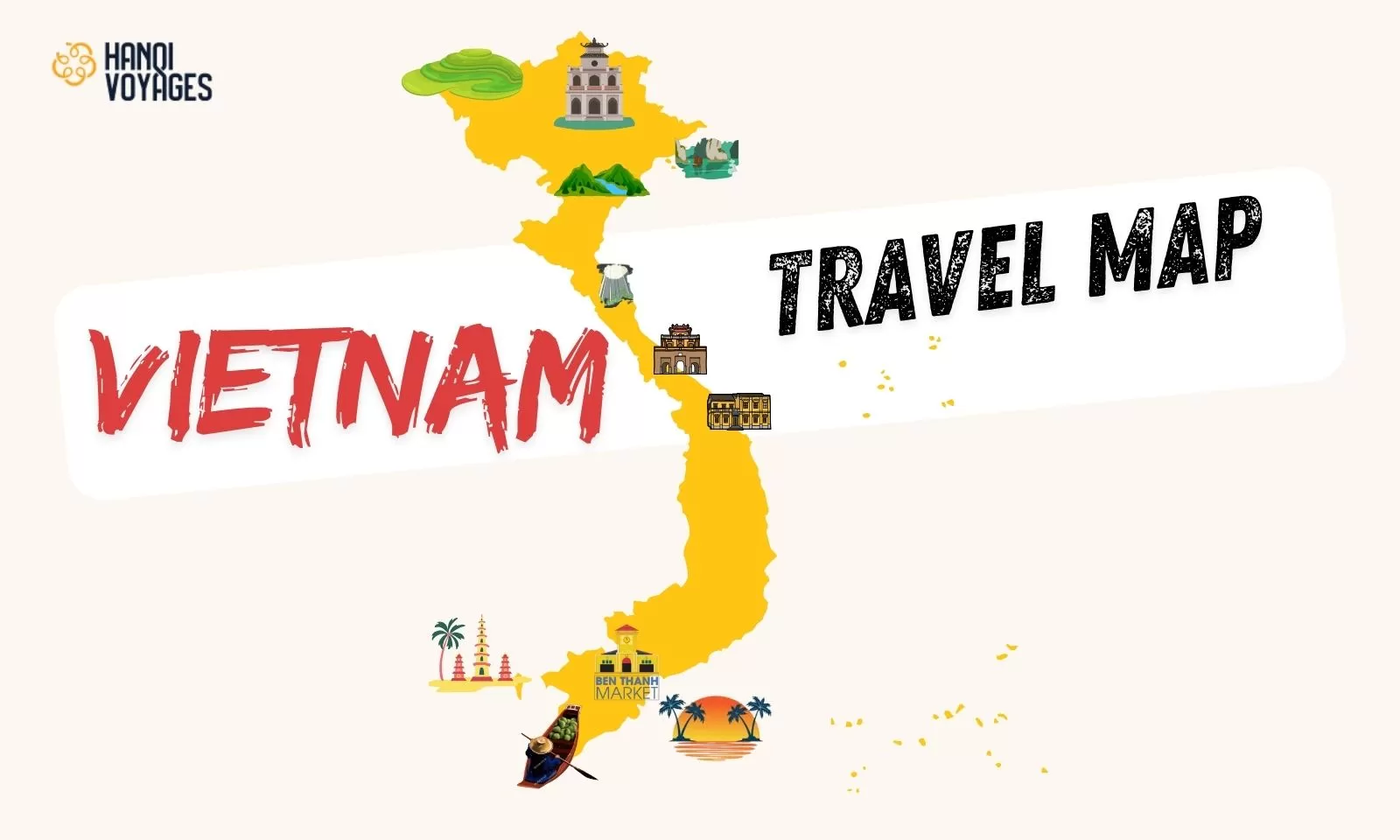 Vietnam travel map: Your ultimate guide by region