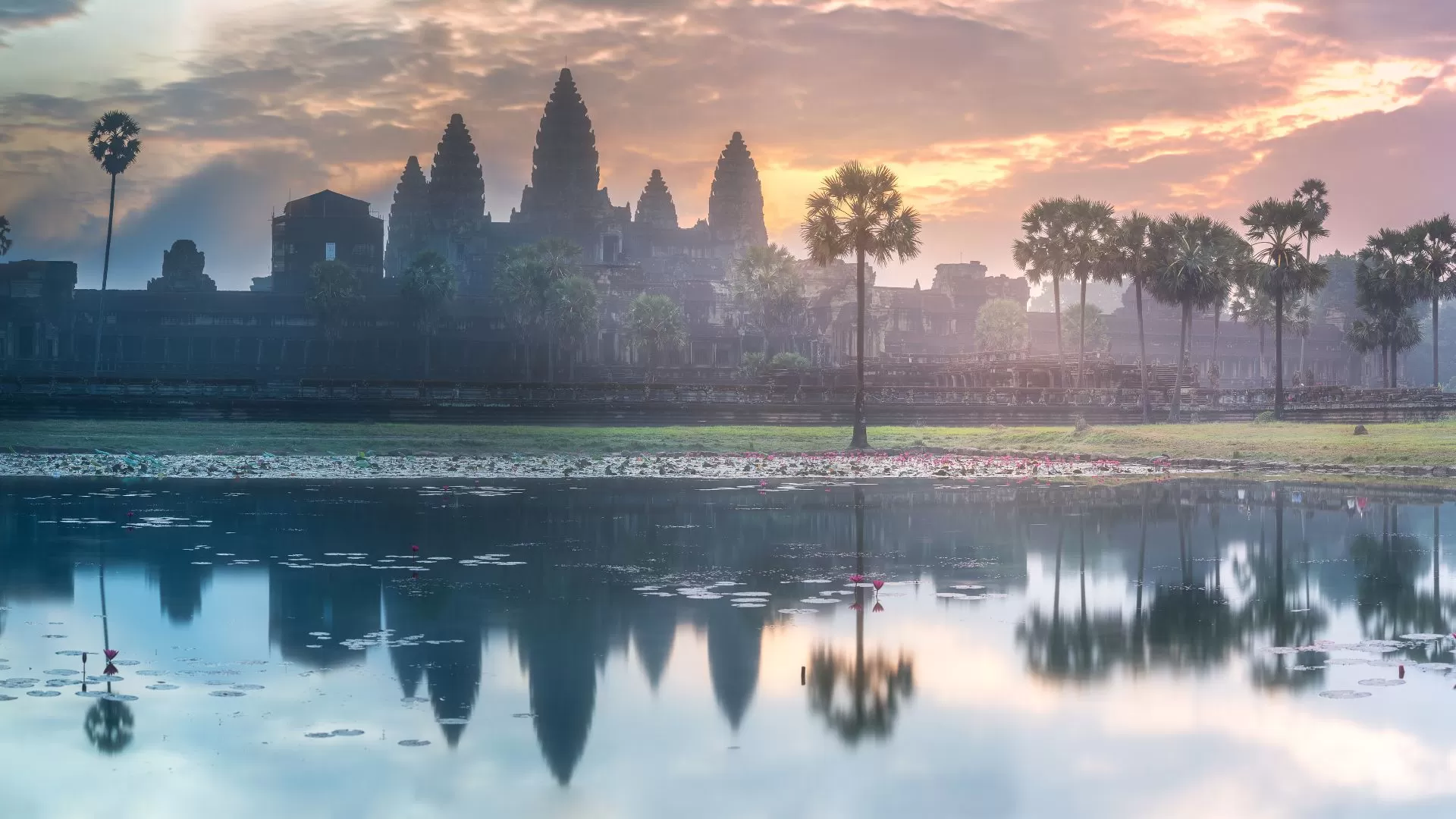 Complexe de temples d'Angkor Wat à Siem Reap