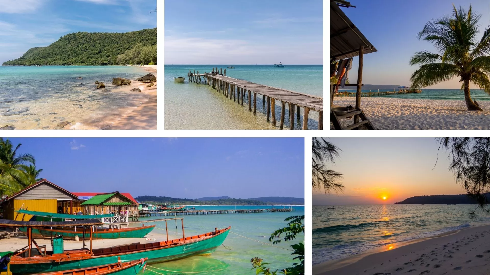 This period is ideal for beaches in Cambodia