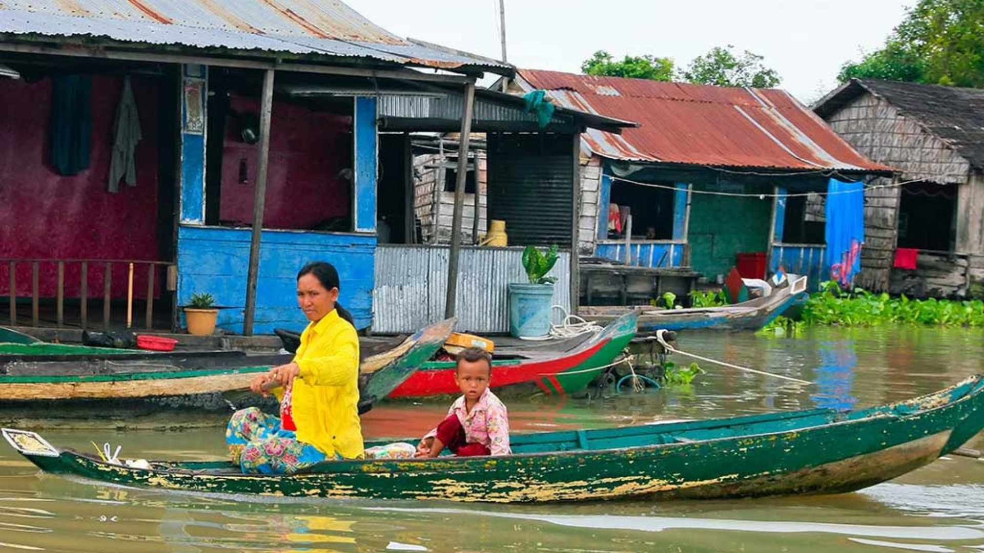 Tonle Sap - Floating village 