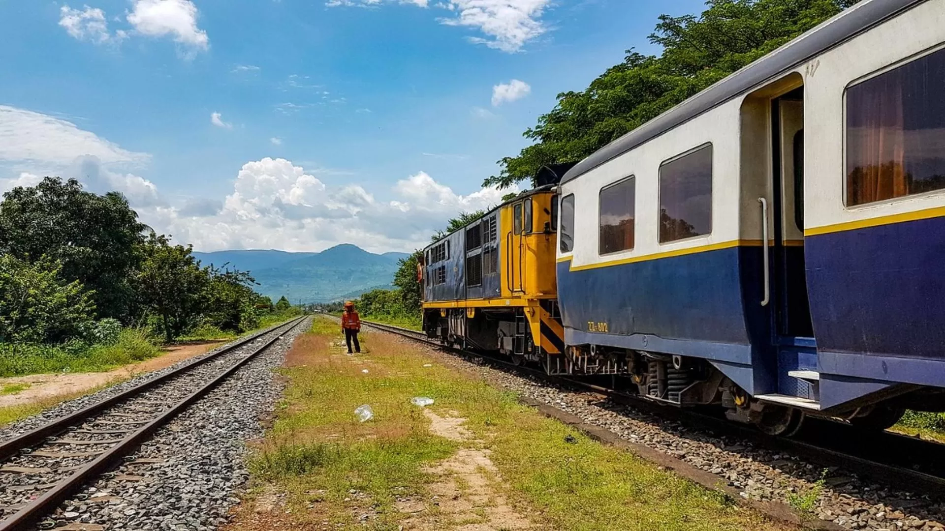 Train au Cambodge