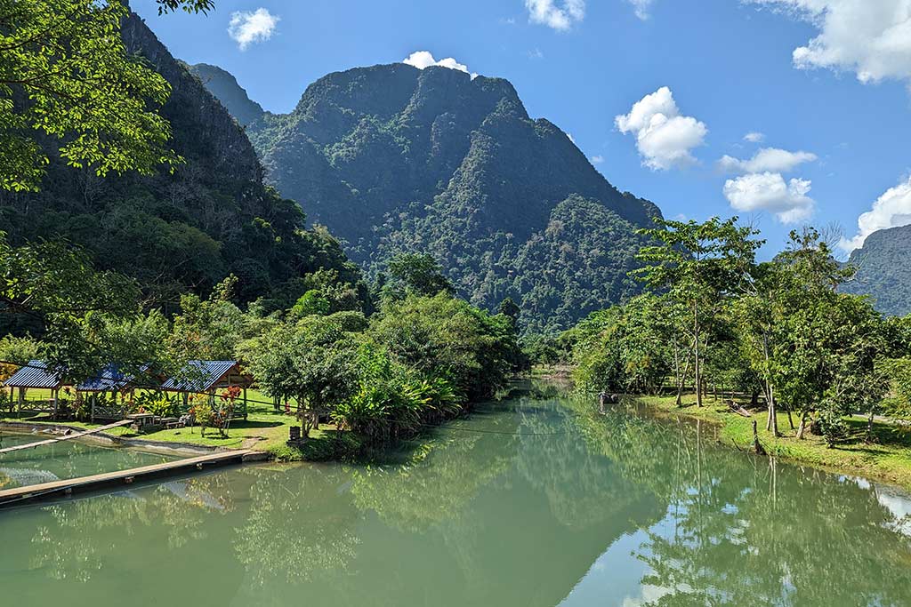 Blue Lagoon at Vang Vieng