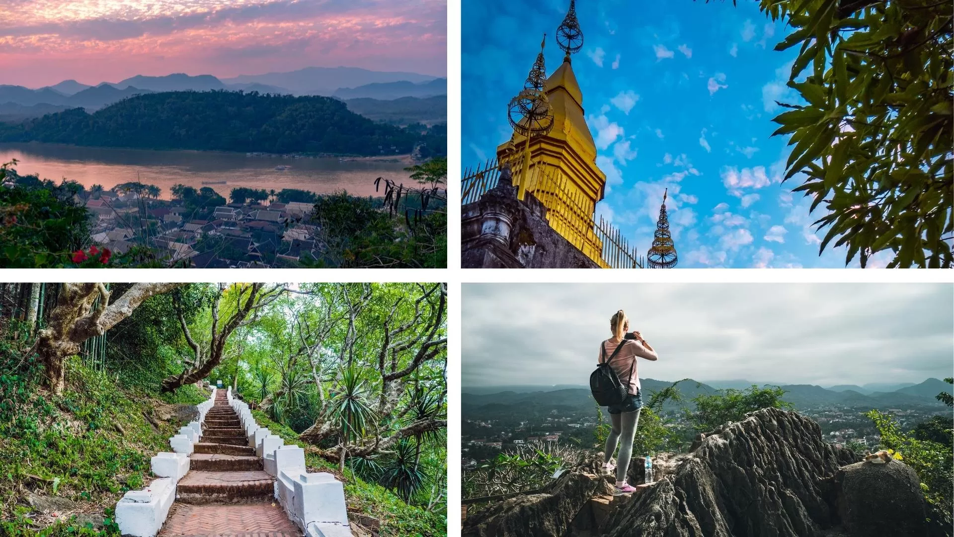 Climb mount Phousi