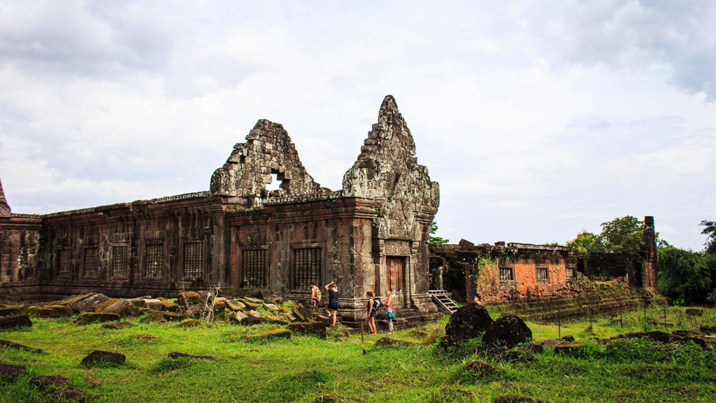 The Wat Phou temple complex in Champasak