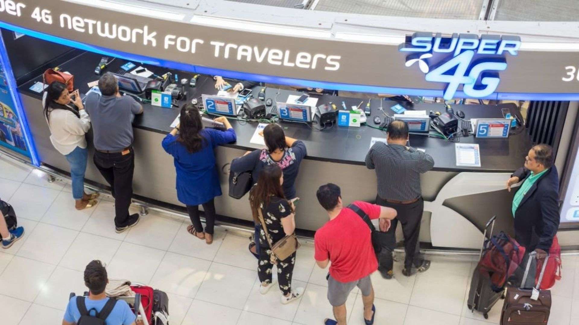 Acheter une carte SIM à l'aéroport