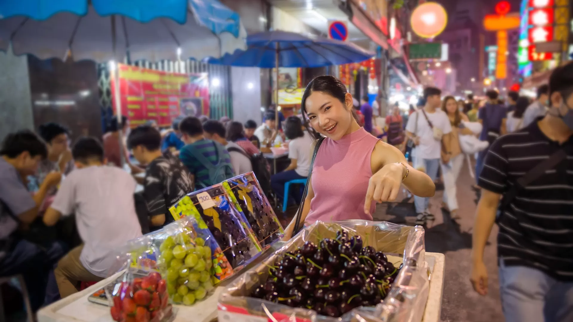 Marché nocturne gastronomique