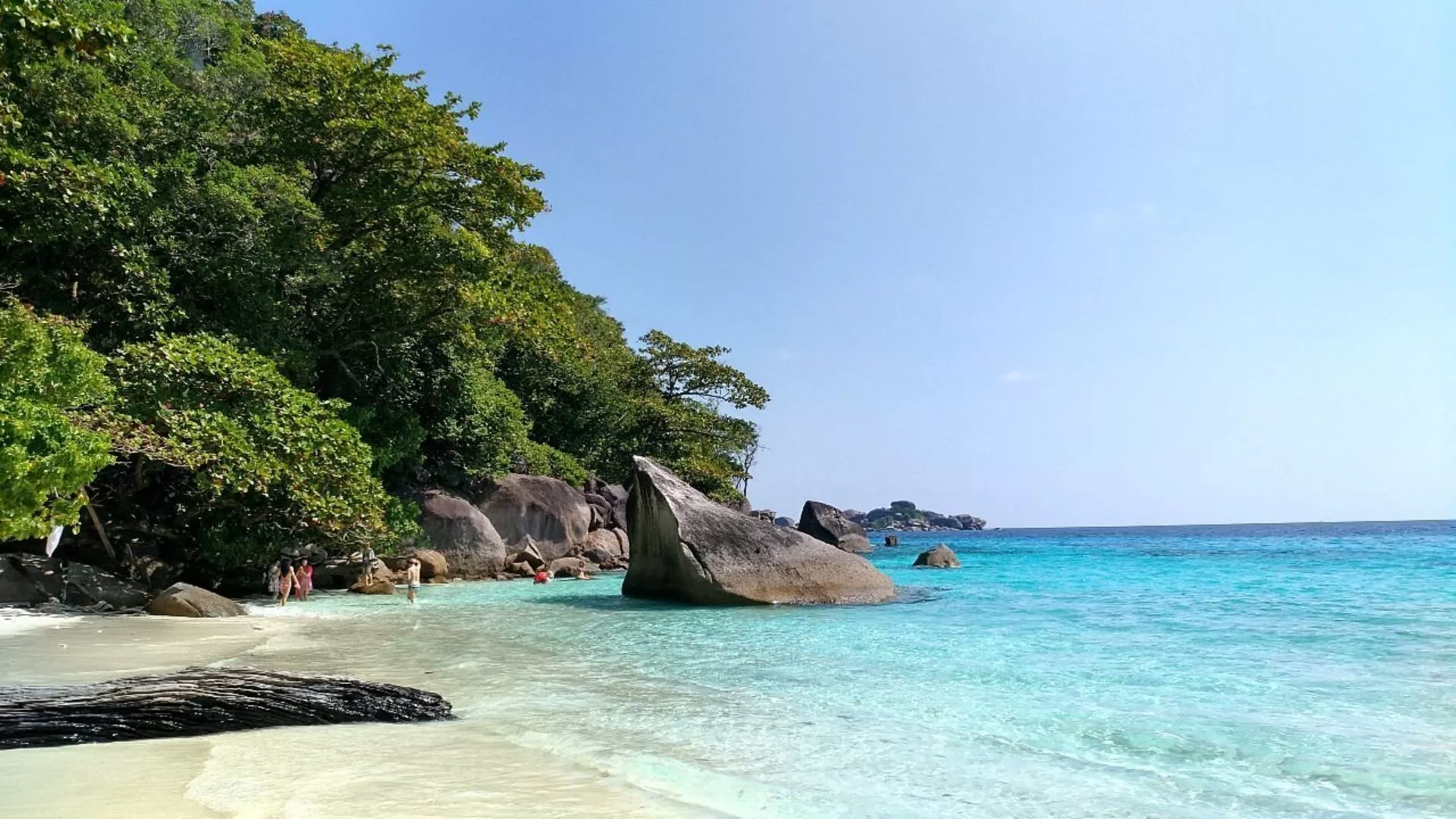Baignade à Phang Nga