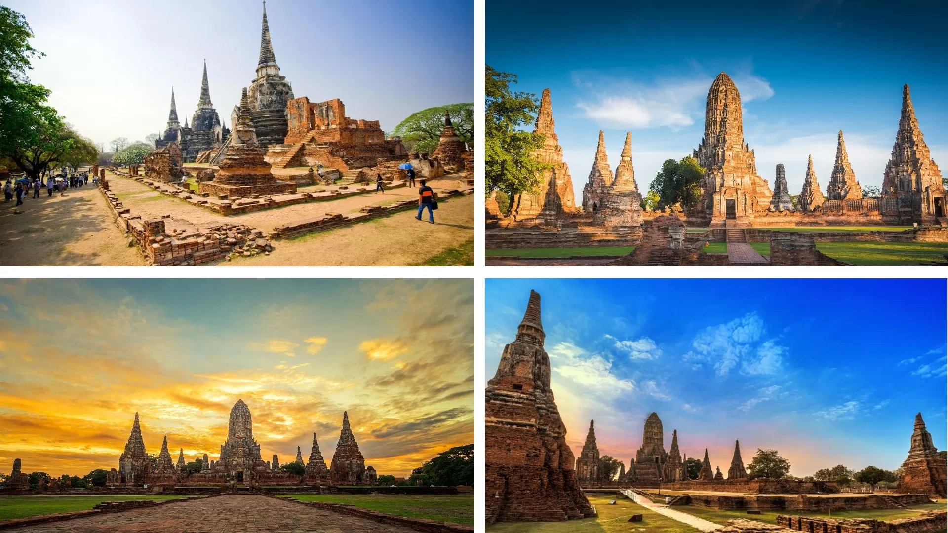 Iconic temples in Ayutthaya