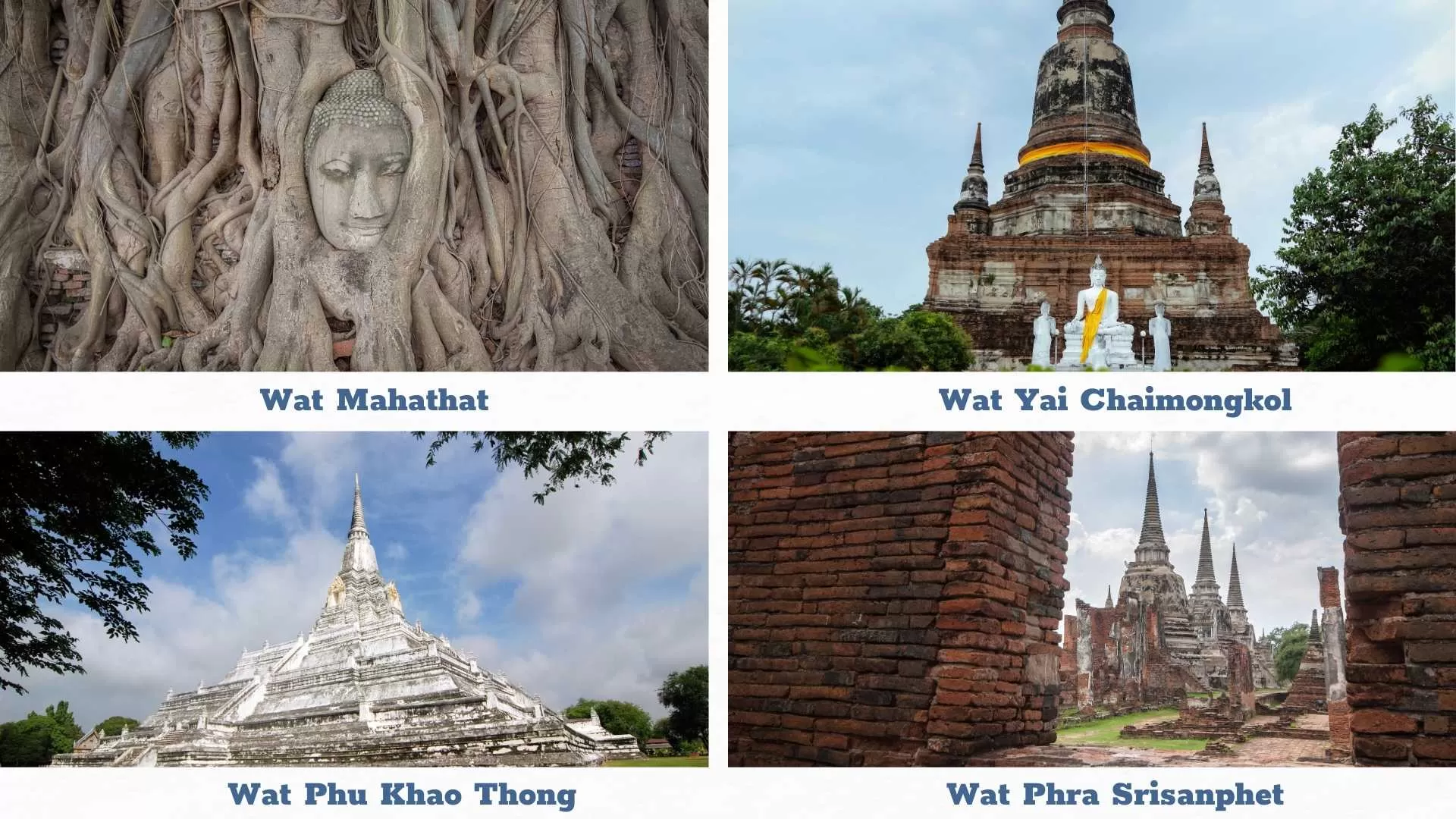 Temples d'Ayutthaya