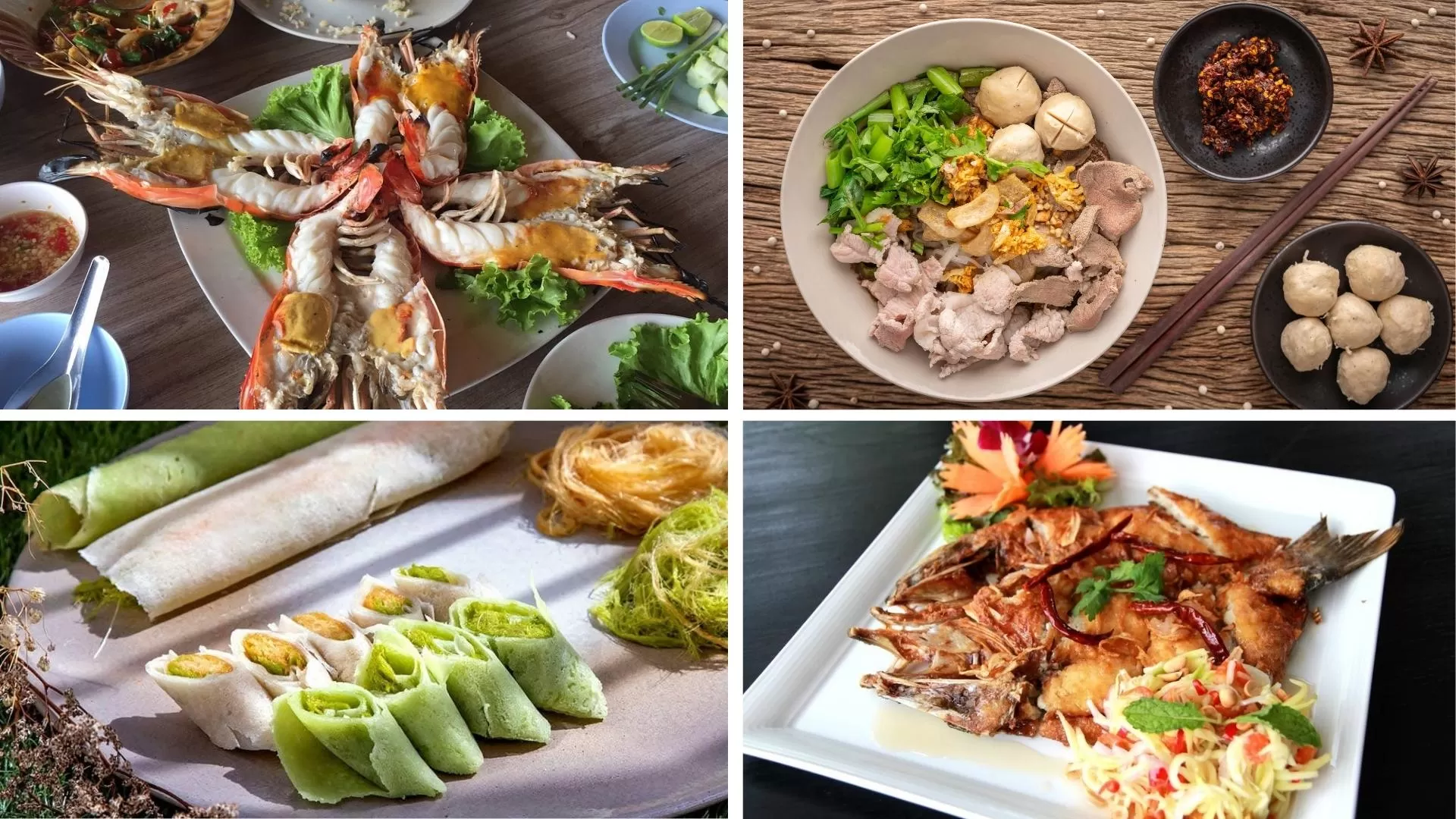 Quelques plats thaïlandais