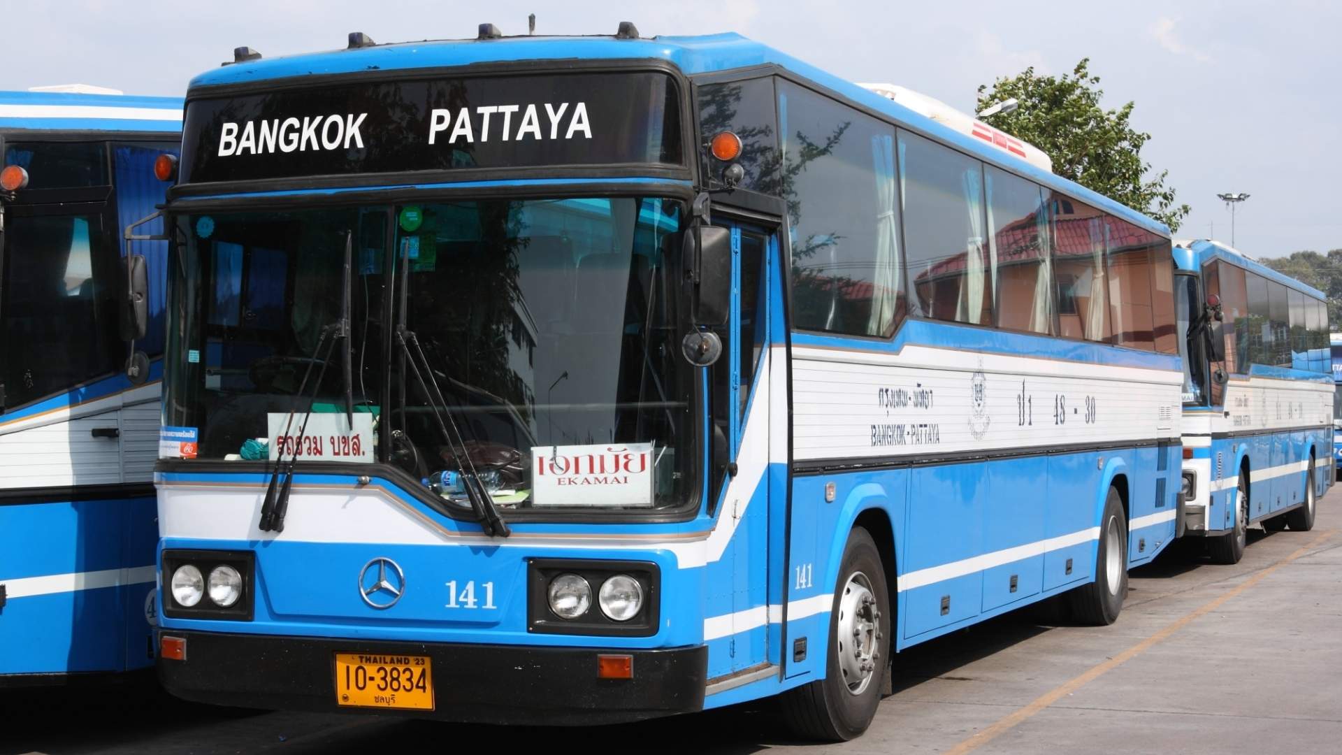 Bus interurbains en Thaïlande