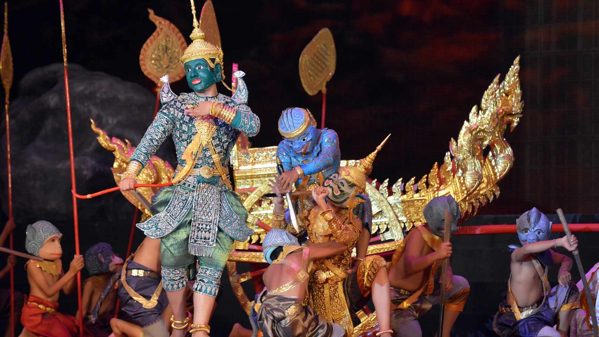 Khon performance
