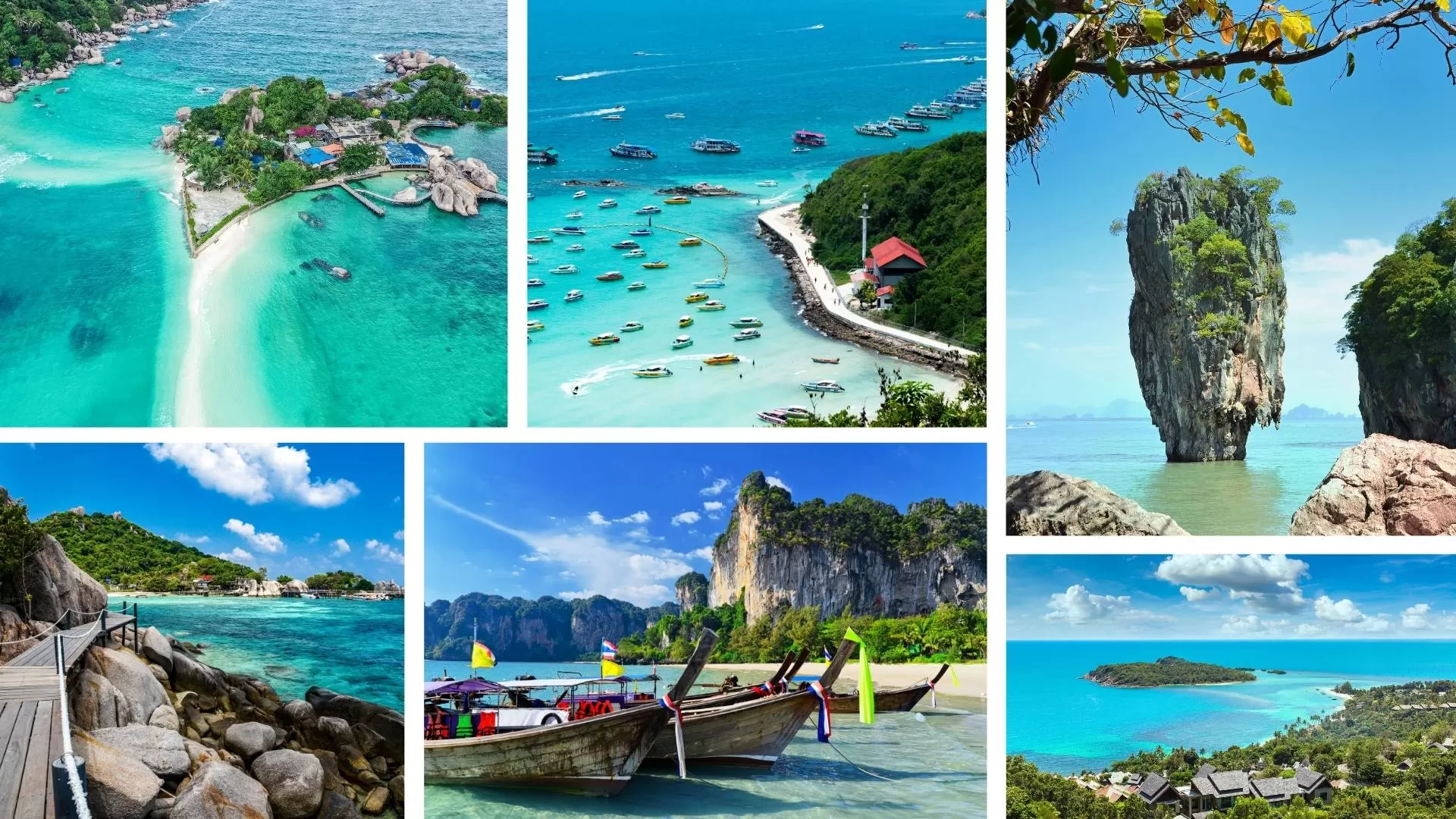 Krabi, Phuket, Koh Tao - Ideal beaches for couples