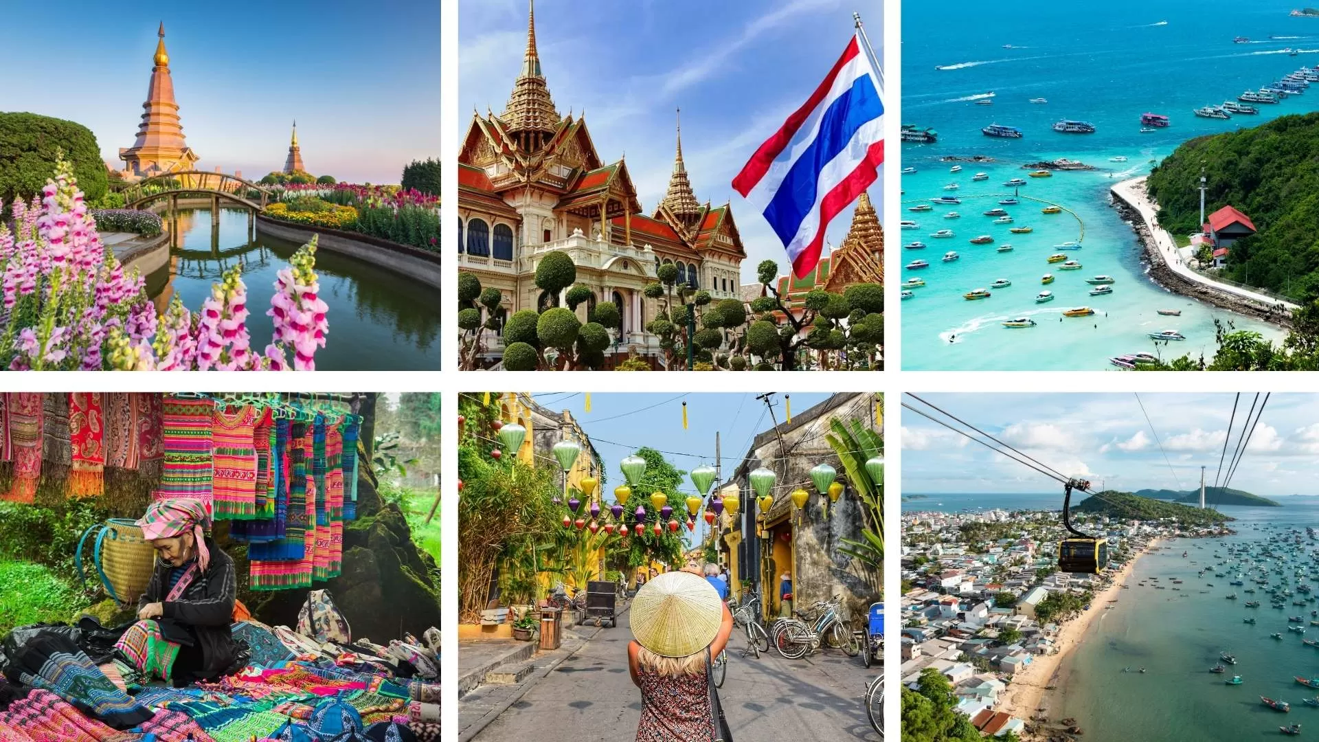 The beauty of Thailand and Vietnam
