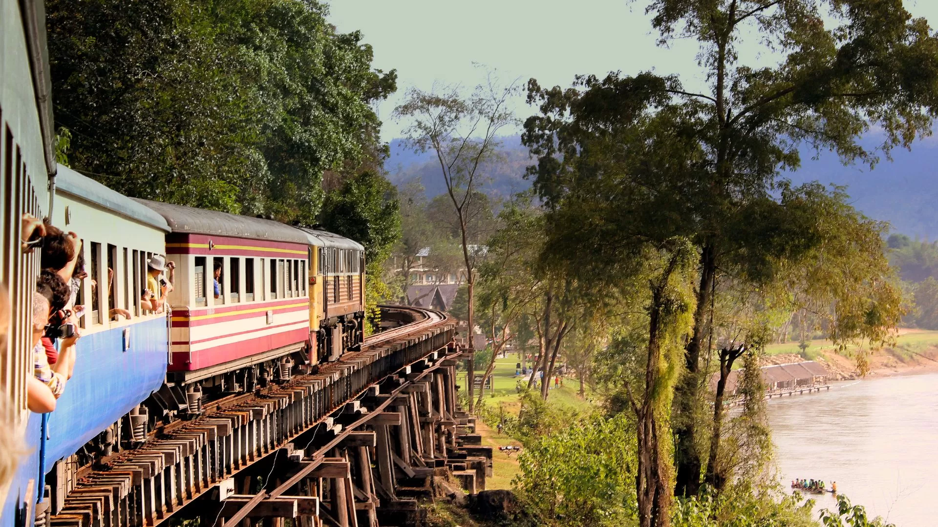 Train en Thailande