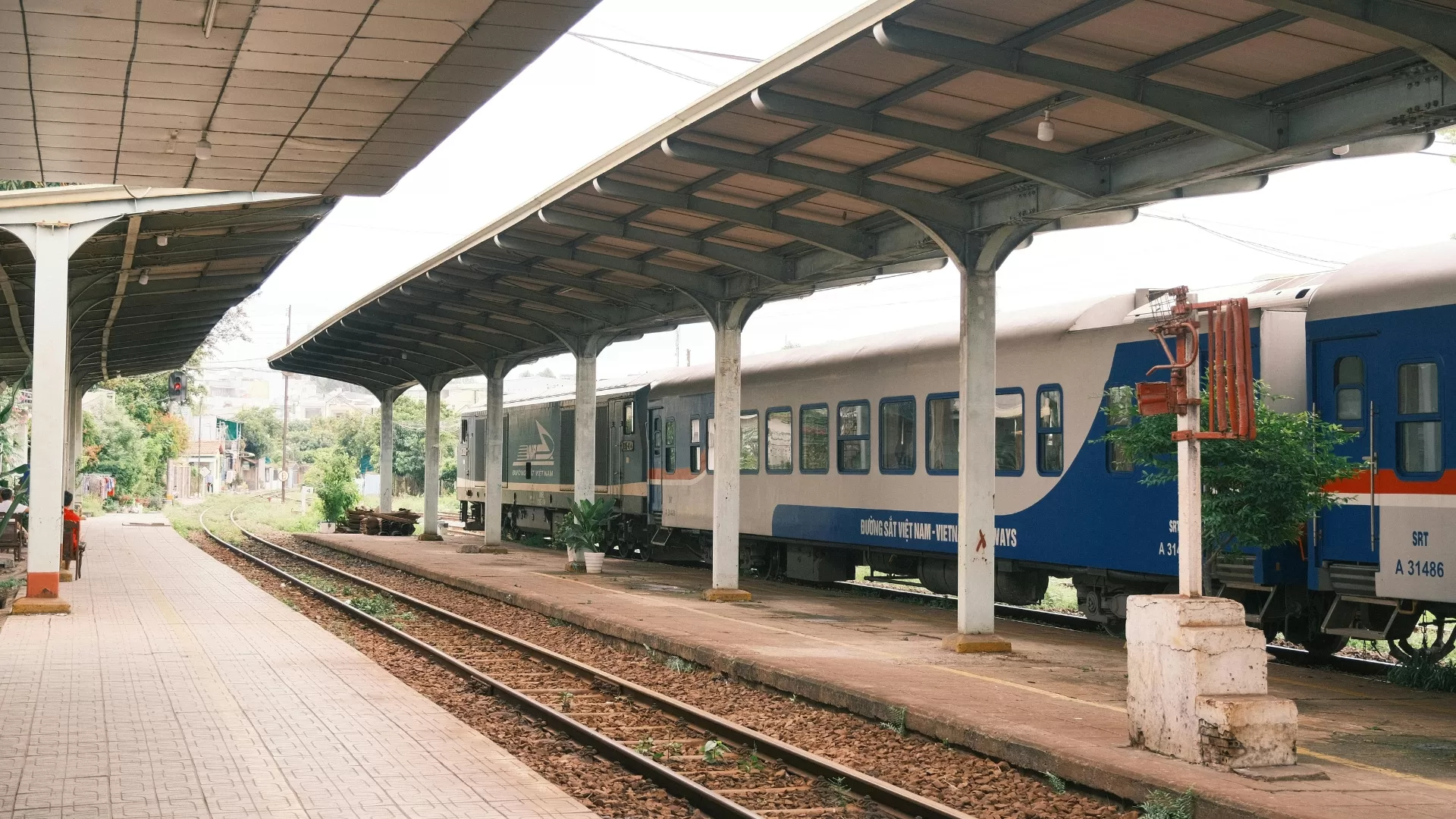 Train de Hanoi à Hué