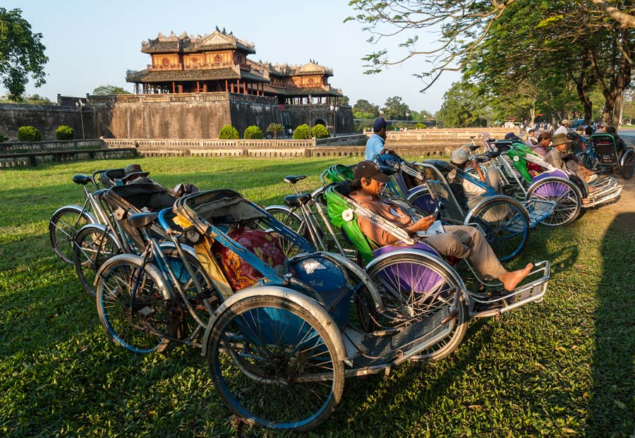 Cyclo à Hué