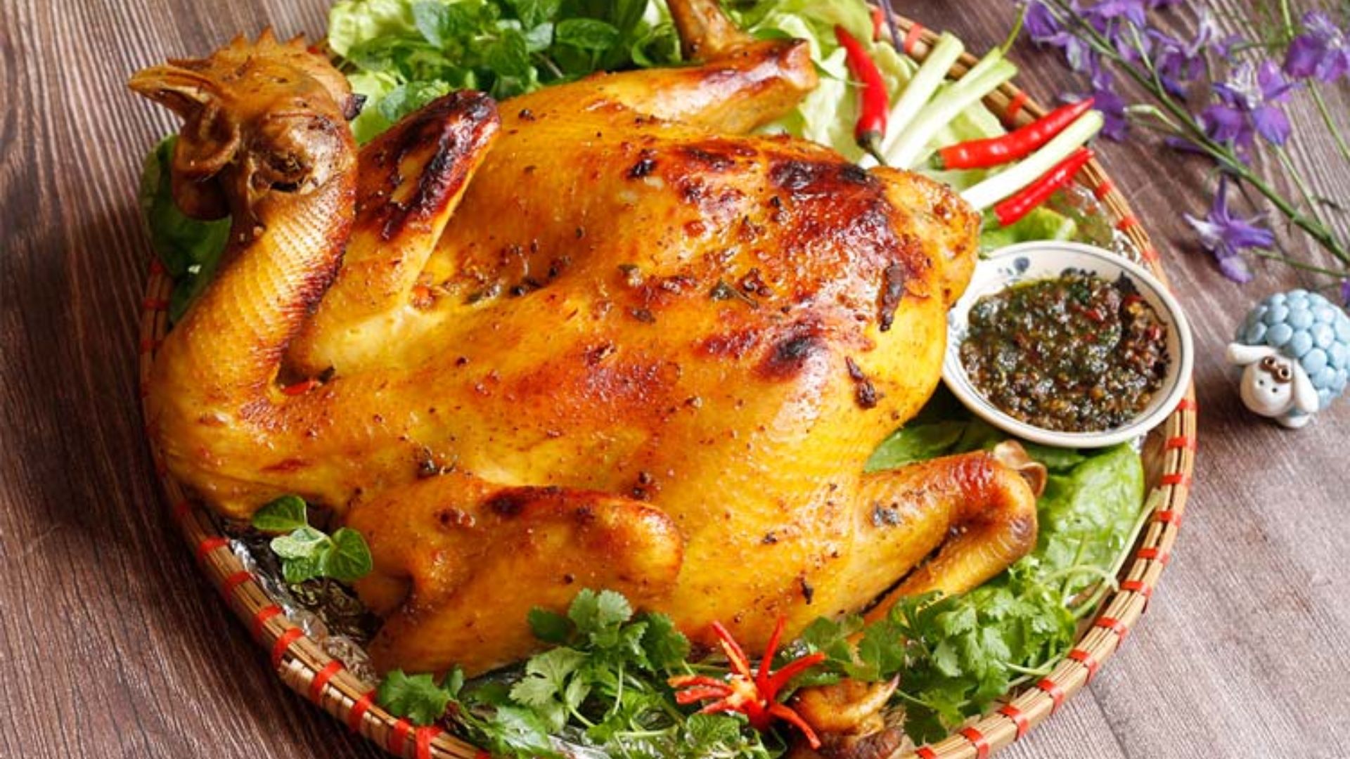 Poulet grillé au mac khen