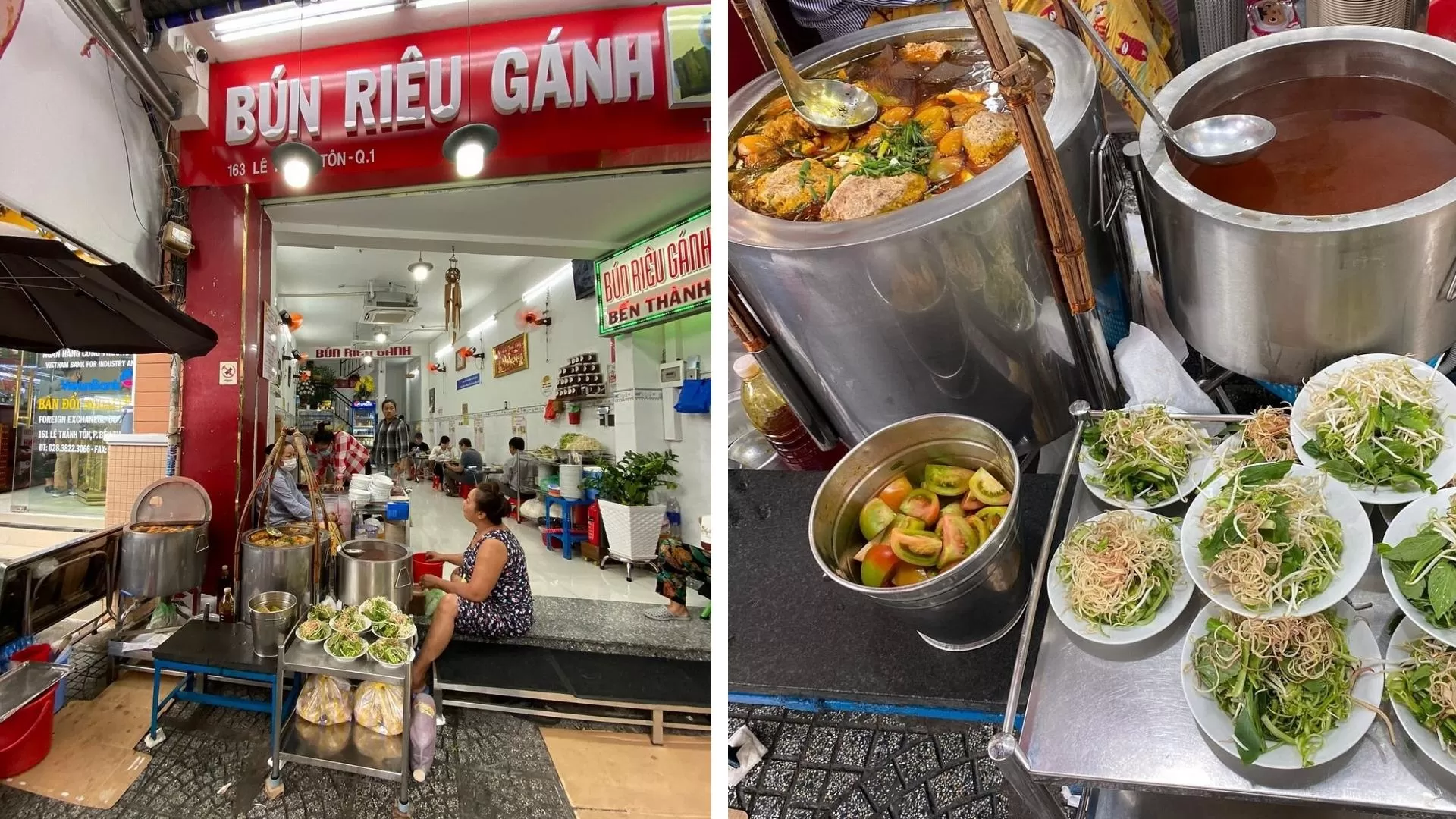 Bún riêu gánh Bà Liên 