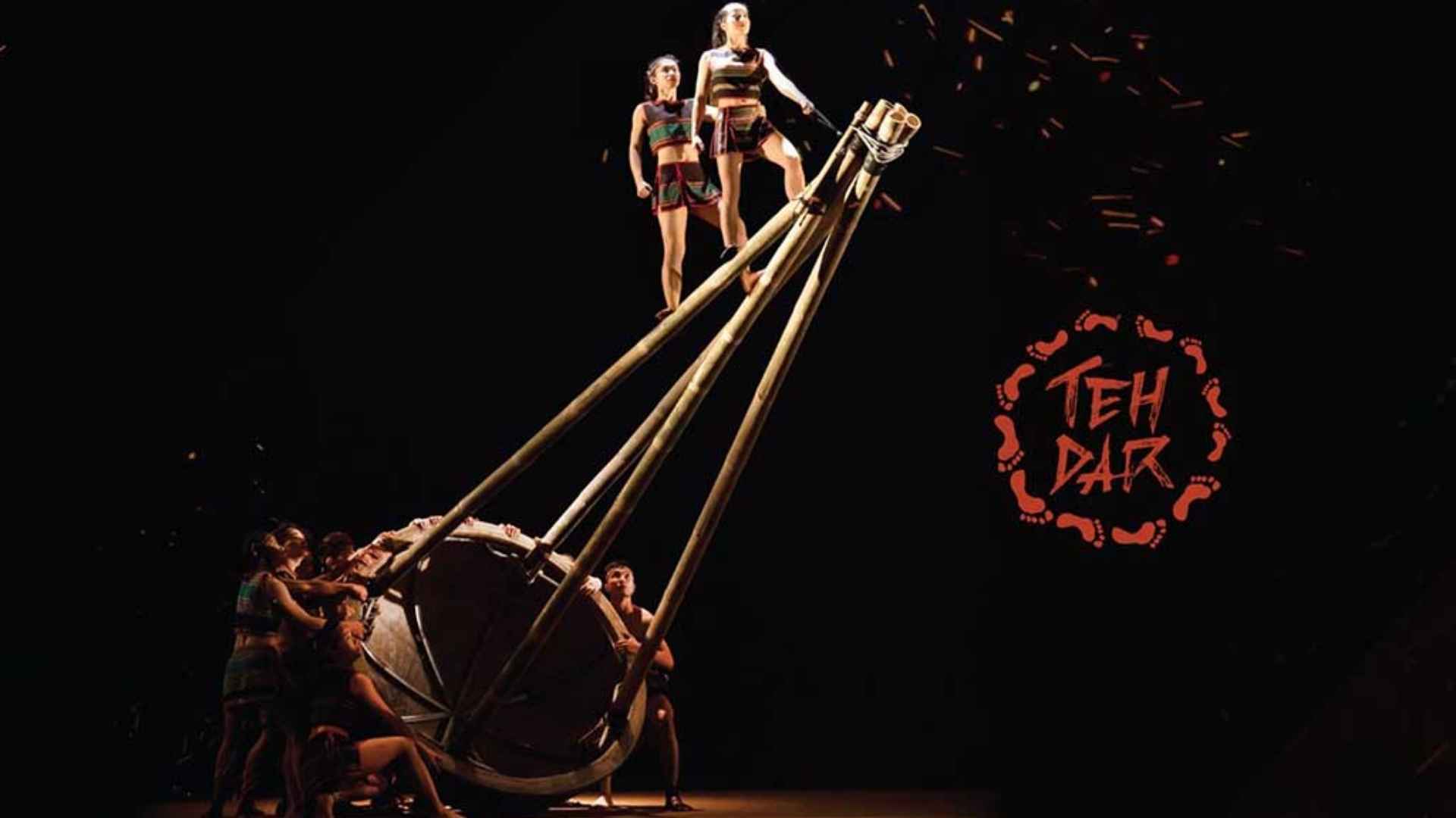 Bamboo show in Ho Chi Minh