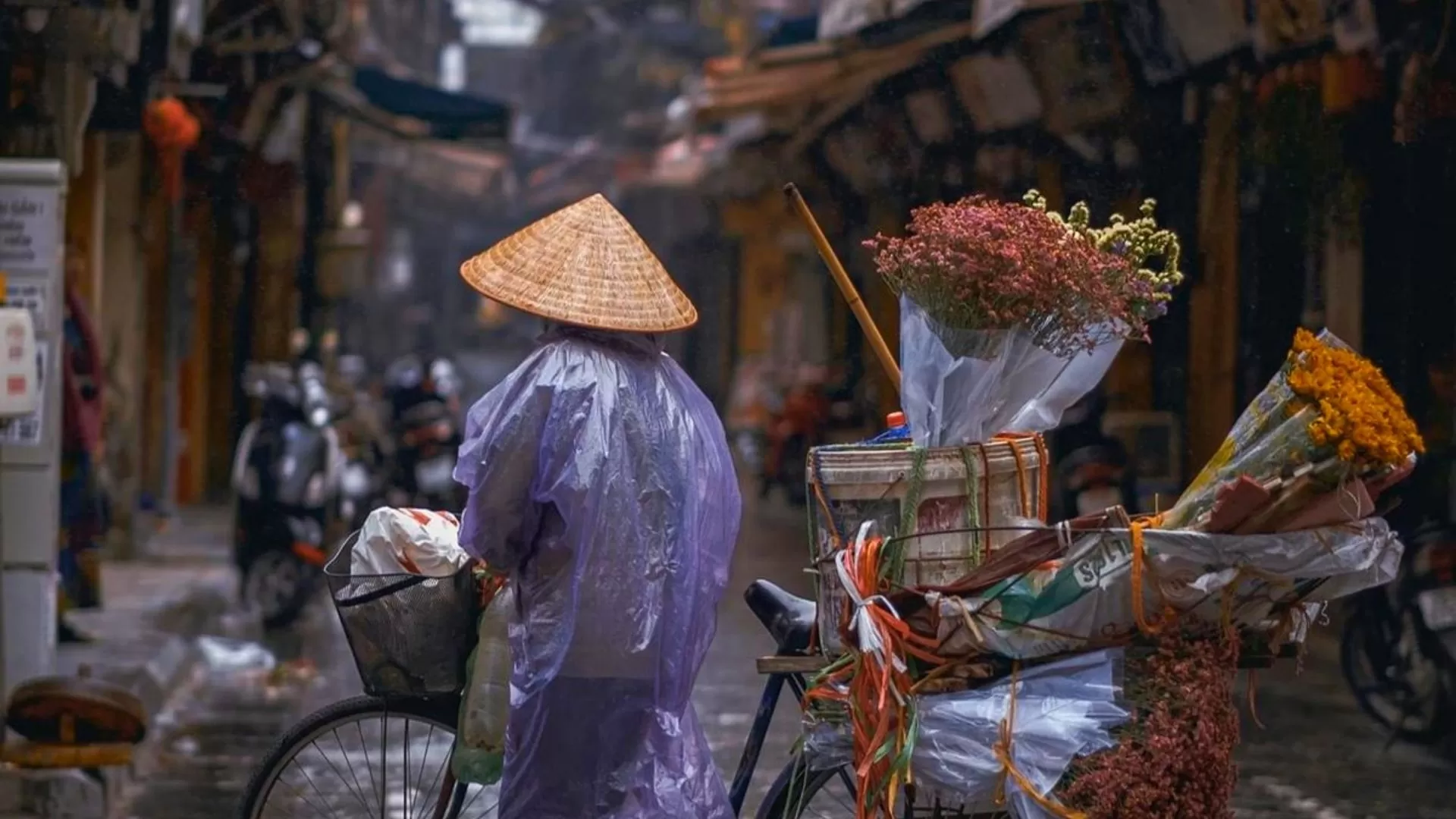 Rainny day in Southern Vietnam