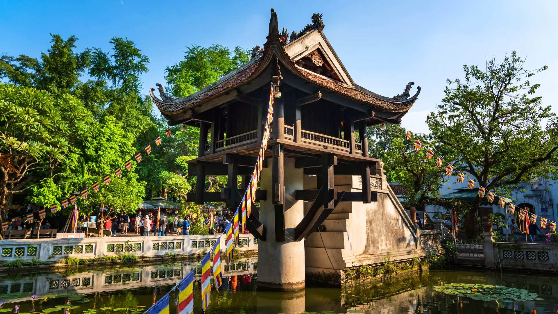 One Pillar Pagoda, iconic Buddhist temple in Hanoi