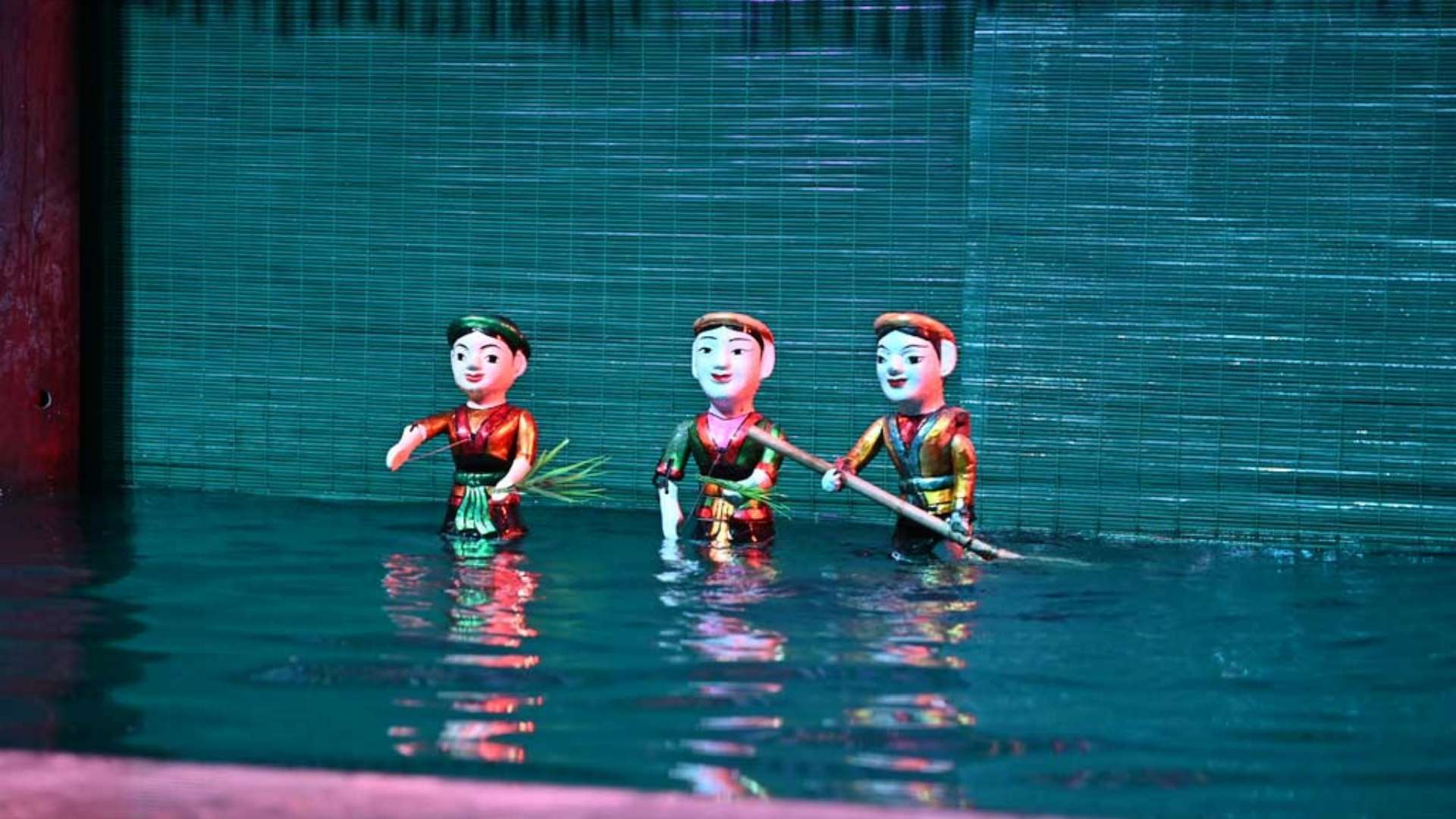Water puppet show in Hanoi