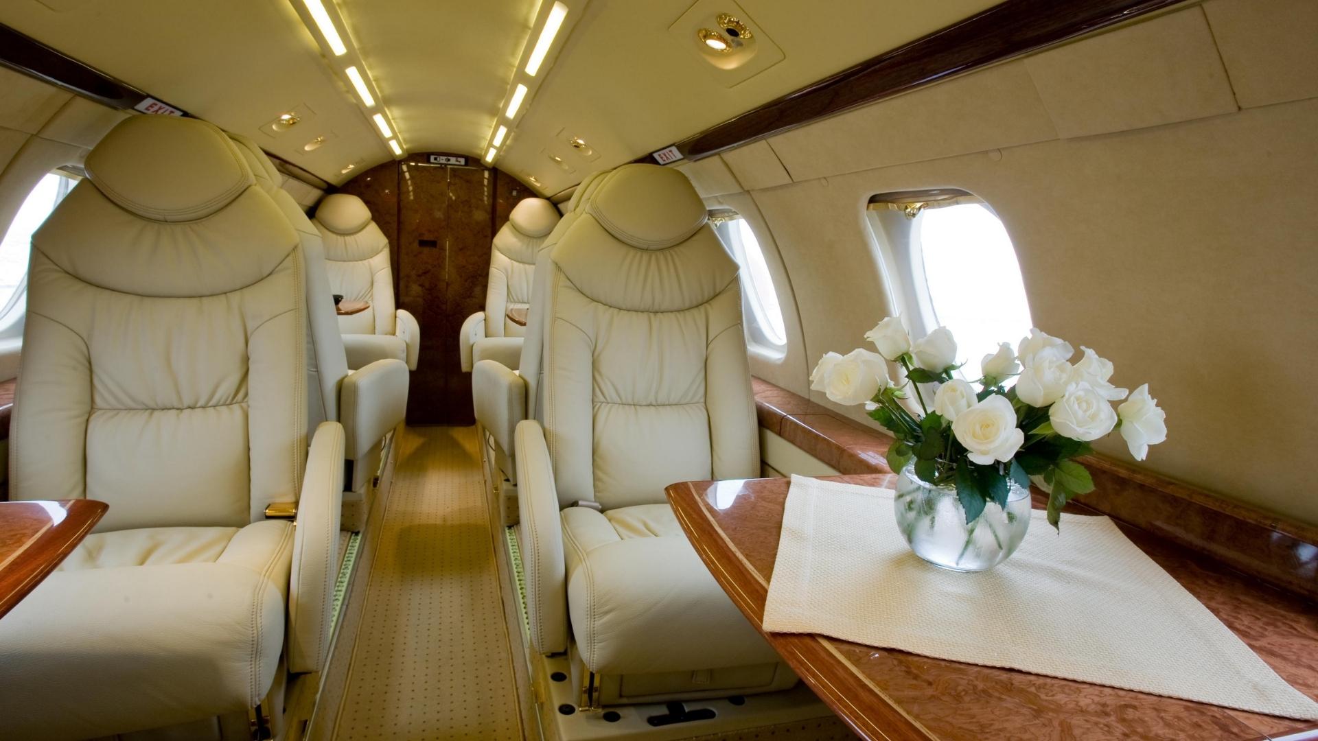 Business class flight