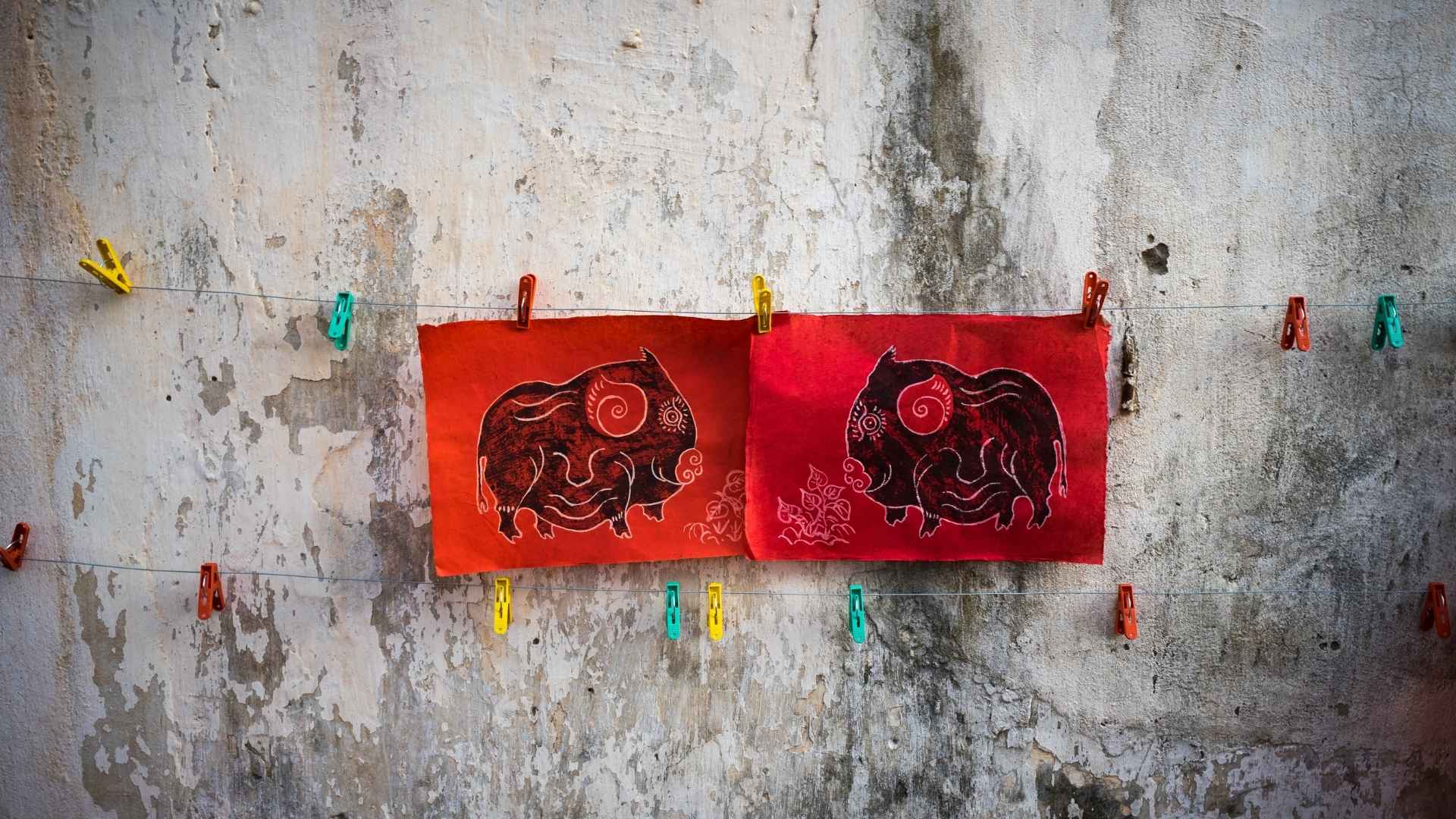 Dong Ho paintings