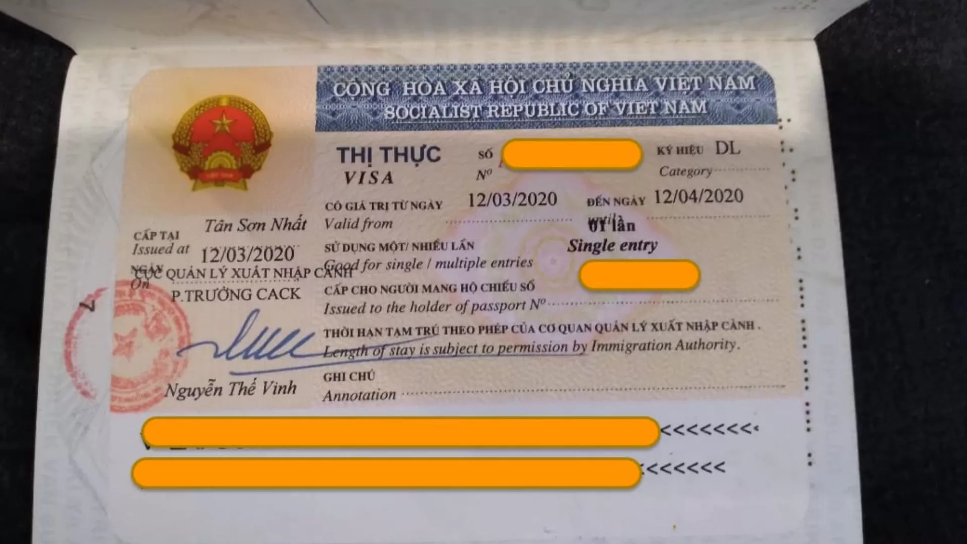 Visa Vietnam